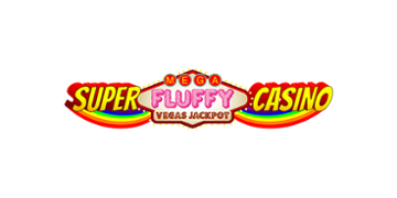 Super Mega Fluffy Rainbow Vegas Jackpot Casino Logo