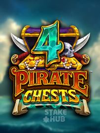 4 Pirate Chests