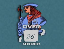 Over or Under 26 4Card Joker